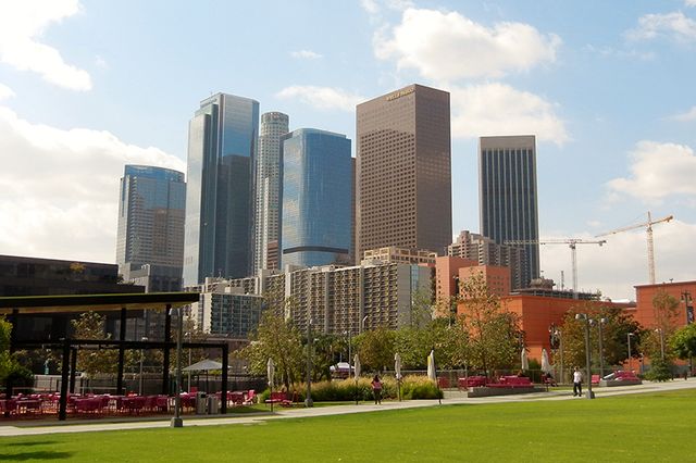 Buildings in Los Angeles.