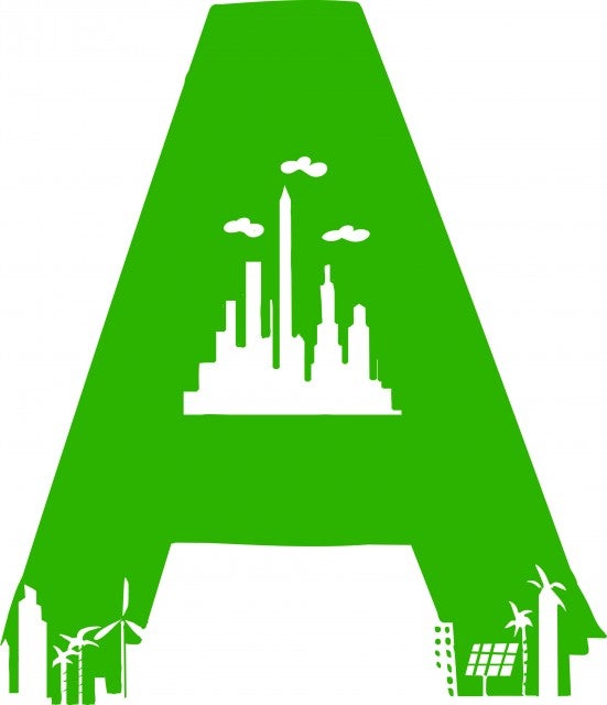 Green "A" graphic.