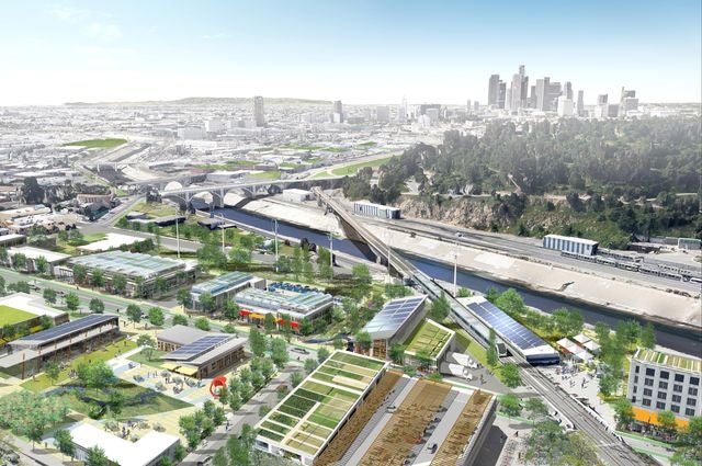 Urban planning focused on sustainability.