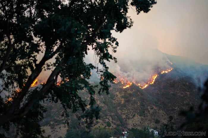 Skirball Fire from Bel Air, Linda Flora.