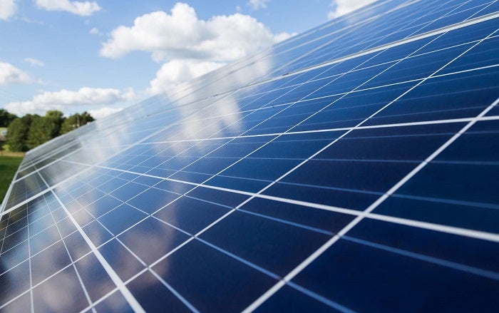 A solar panel.