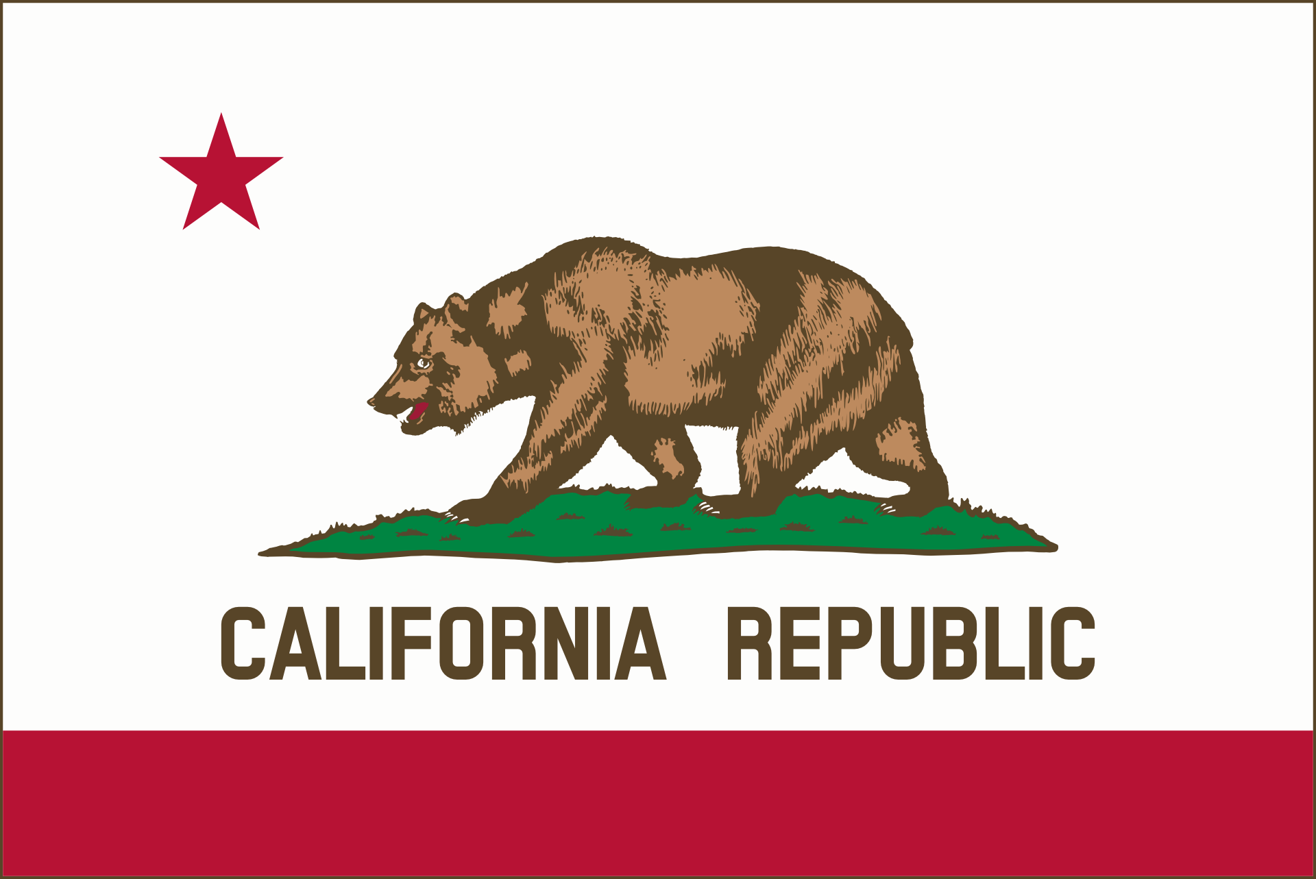 The California State Flag