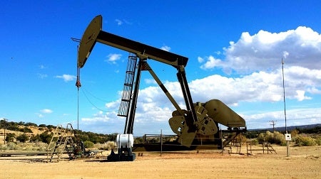 an oil rig