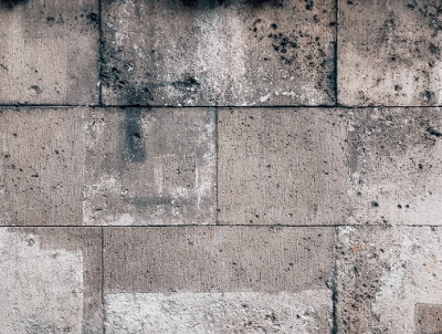 Concrete brick wall