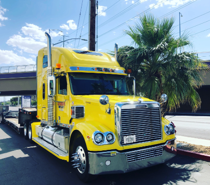 a yellow truck