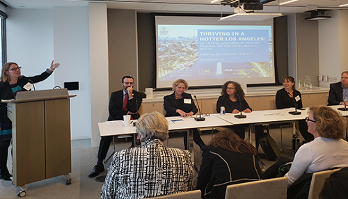 Sustainable LA Grand Challenge and UCLA partners hosted an affiliate event at the Global Climate Action Summit in San Francisco, CA on September 12, 2018.