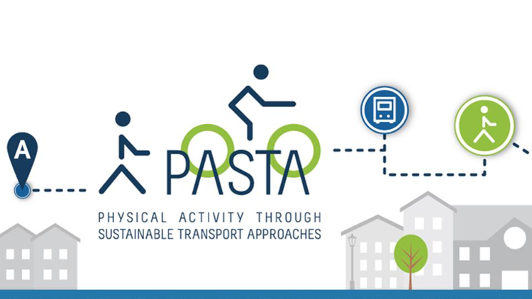 PASTA graphic with name and various physical activity animations