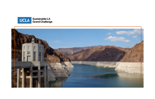 An image of a reservoir of water in Southern California