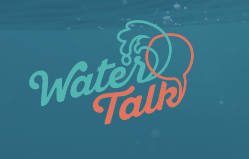 A logo that reads Water Talk