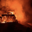 A house burning