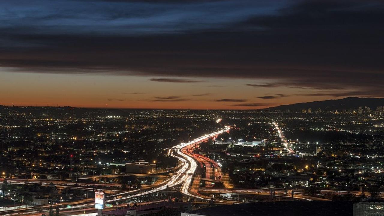 L.A. night horizon