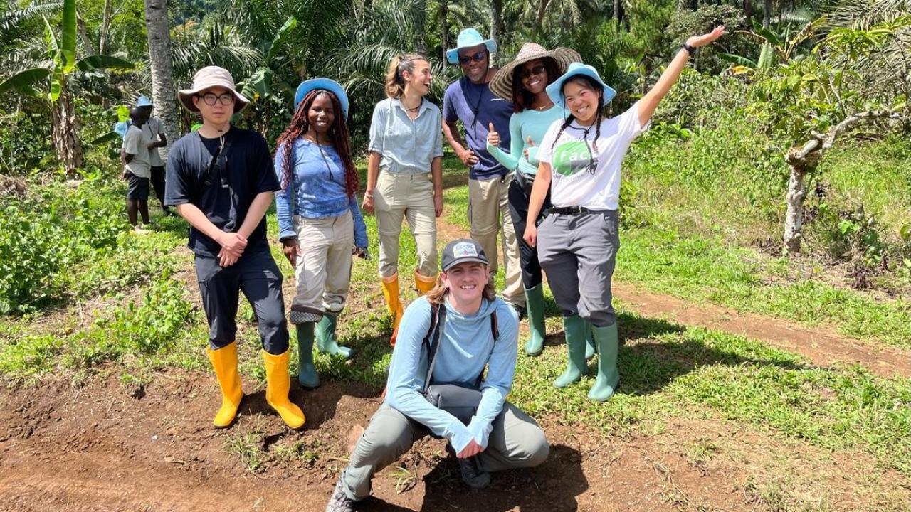 UCLA group in Cameroon