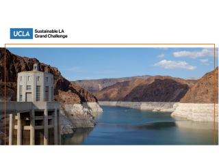 An image of a reservoir of water in Southern California