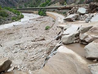 Part of Interstate 70 in Colorado washed away by flooding