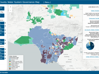 LAC Water Governance Map Screenshot