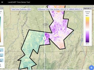 LandCART map image
